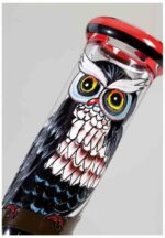 Hand Painted Glass Bong Ice 'Night Owl' - Afbeelding 2