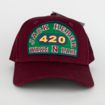 Lauren Rose Wake N Bake 420 Legalize World Map – Burgundy