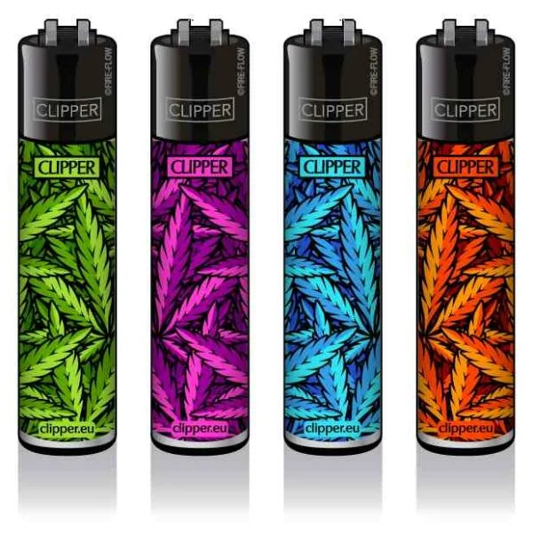 Classic Clipper Aanstekers | Leaves #33 (4 stuks)