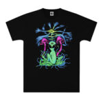Neon Fluorescent T-Shirt - Alien - Afbeelding 2