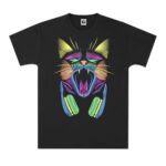 Neon Fluorescent T-Shirt - Cat