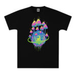 Neon Fluorescent T-Shirt - Mushroom - Afbeelding 2