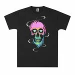 Neon Fluorescent T-Shirt - Skull