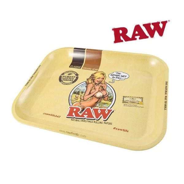 RAW Metal Rolling Tray Large Girl (34,0 x 27,5cm)