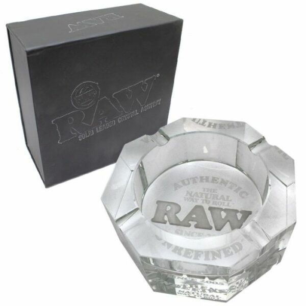 RAW Crystal Glass Ashtray