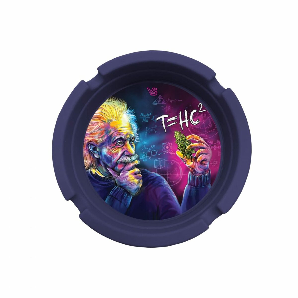V Syndicate Silicone Ashtray - T=HC2 Einstein Classic - Afbeelding 1