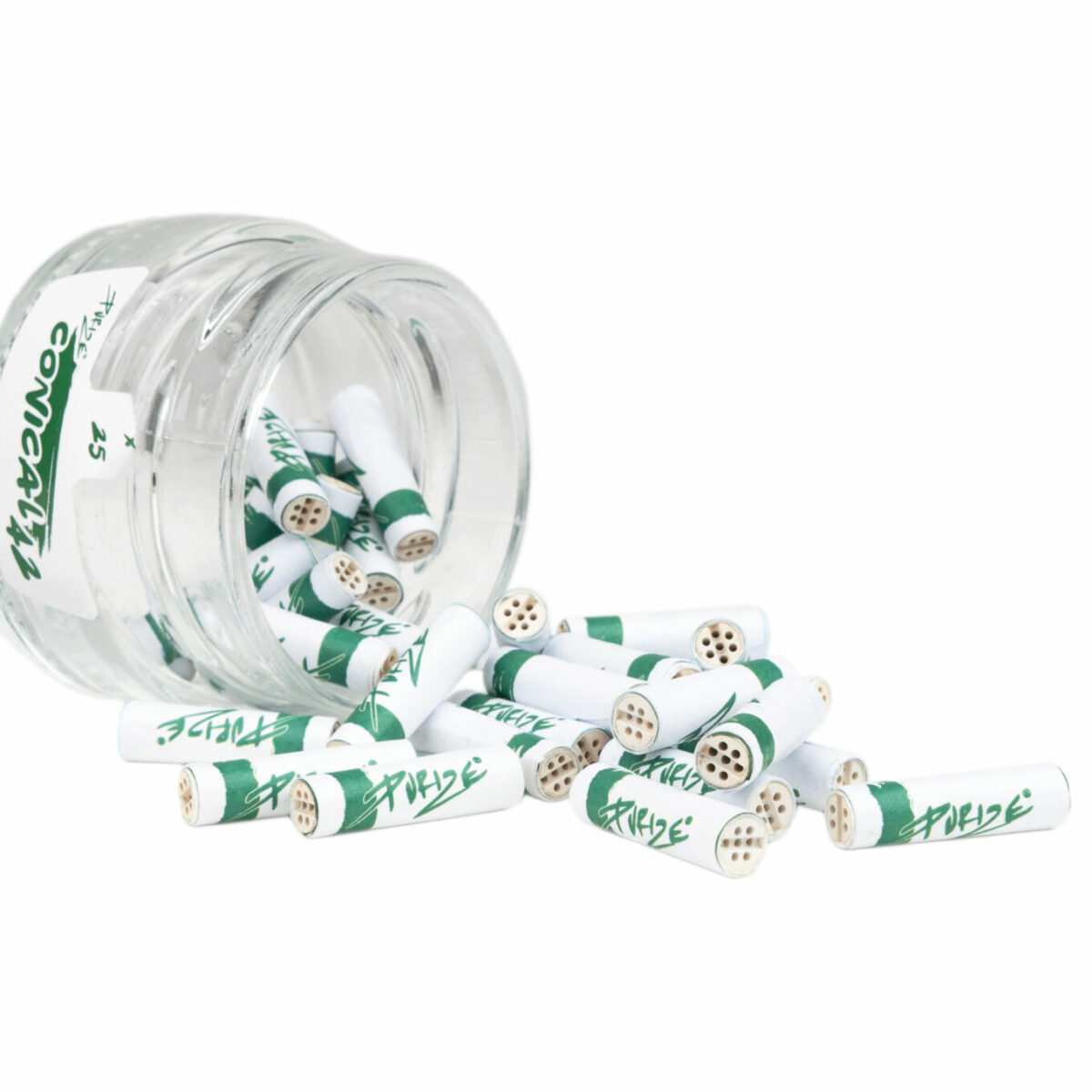 conical 42 0 PURIZE Glass Jar | 42 Conical XTRA Slim Size - Afbeelding 2