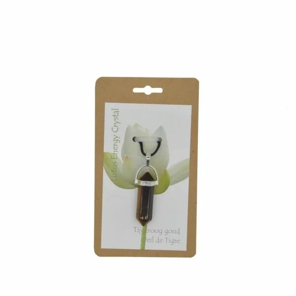 Kristalpunt Ketting Tijgeroog