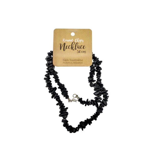 Splitketting Toermalijn Zwart
