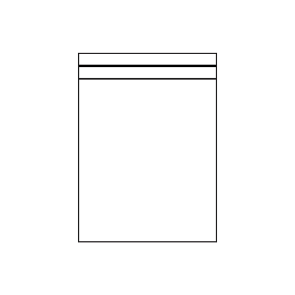 Zipper Bags Blanco - 100pcs (55x65x0,6)