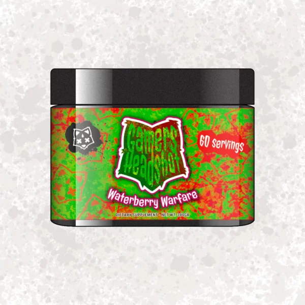 Gamers Headshot - Waterberry Warfare - Cafeïne Powder