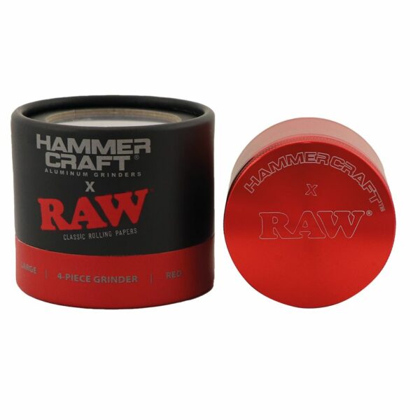 RAW x Hammercraft Aluminum Grinder - Red