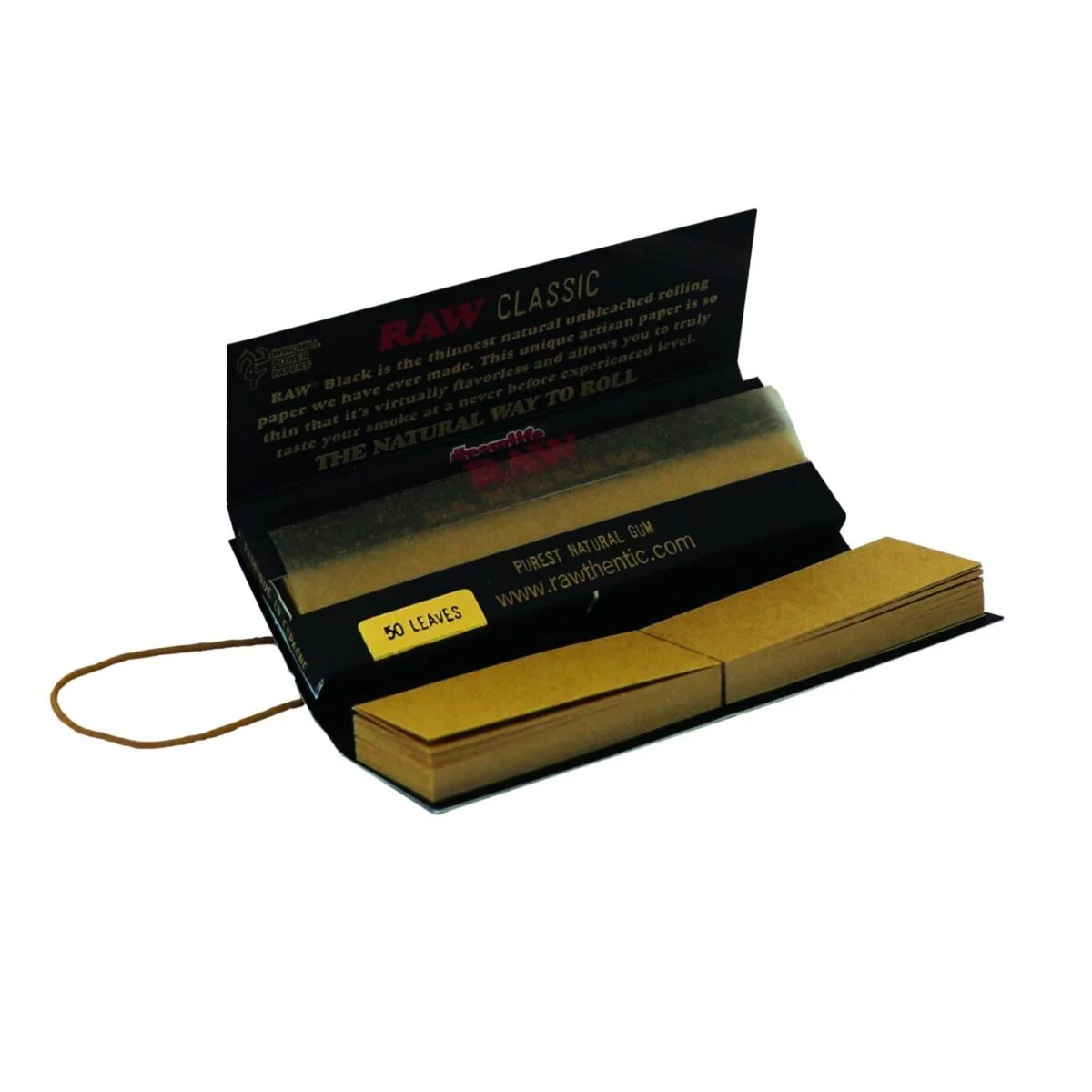 RAW Black Connoisseur 1 1/4 + Tips - Afbeelding 2