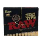 RAW W-Wide Pre-rolled Tips (18pcs)