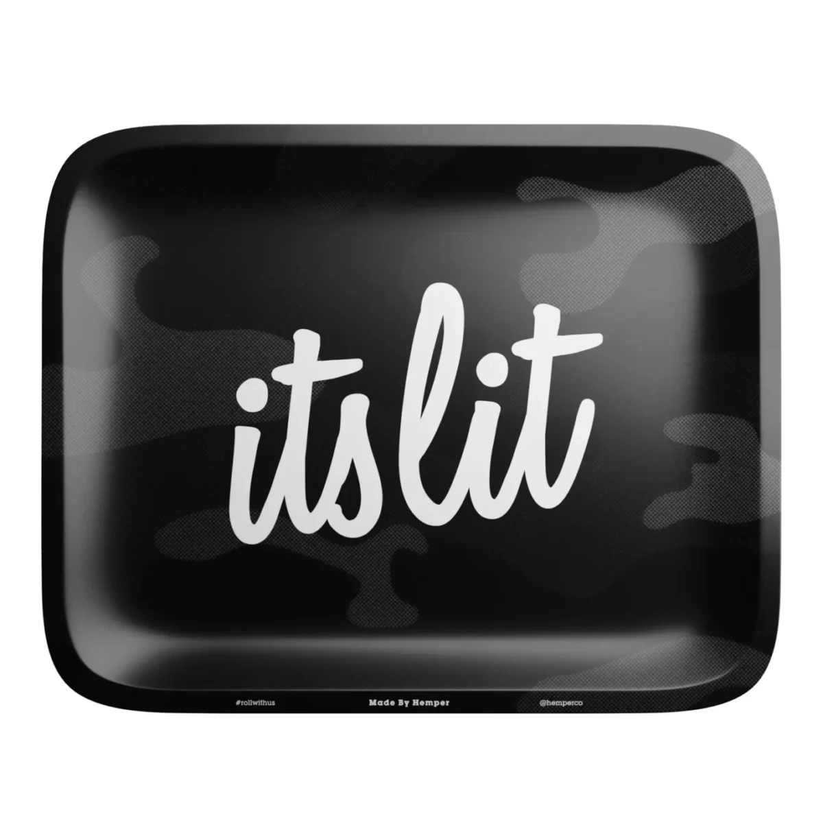 It's Lit Black Camouflage Rolling Tray - Afbeelding 2