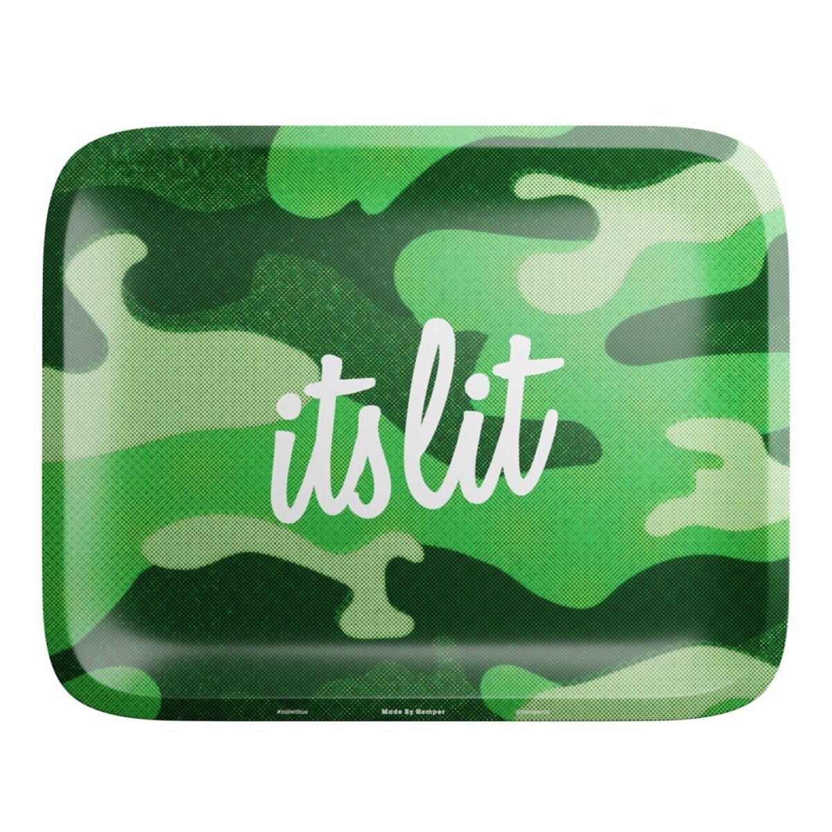 It's Lit Light Green Camo Rolling Tray - Afbeelding 4