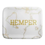 Luxe Marble White/Gold Rolling Tray - Afbeelding 4