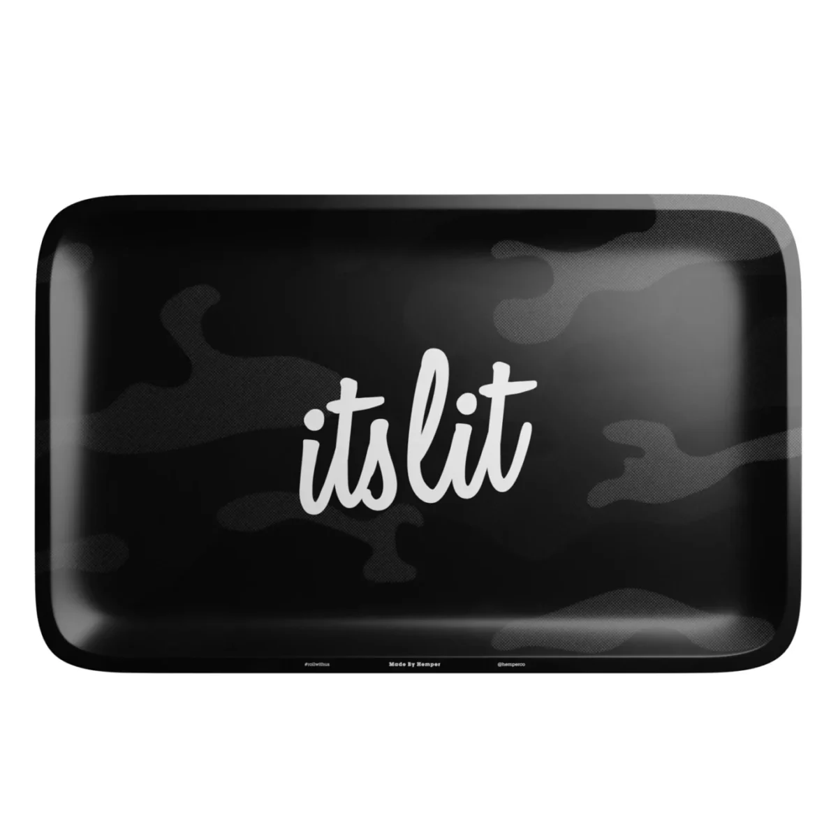 It's Lit Black Camouflage Rolling Tray - Afbeelding 3