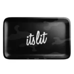 It's Lit Black Camouflage Rolling Tray - Afbeelding 3