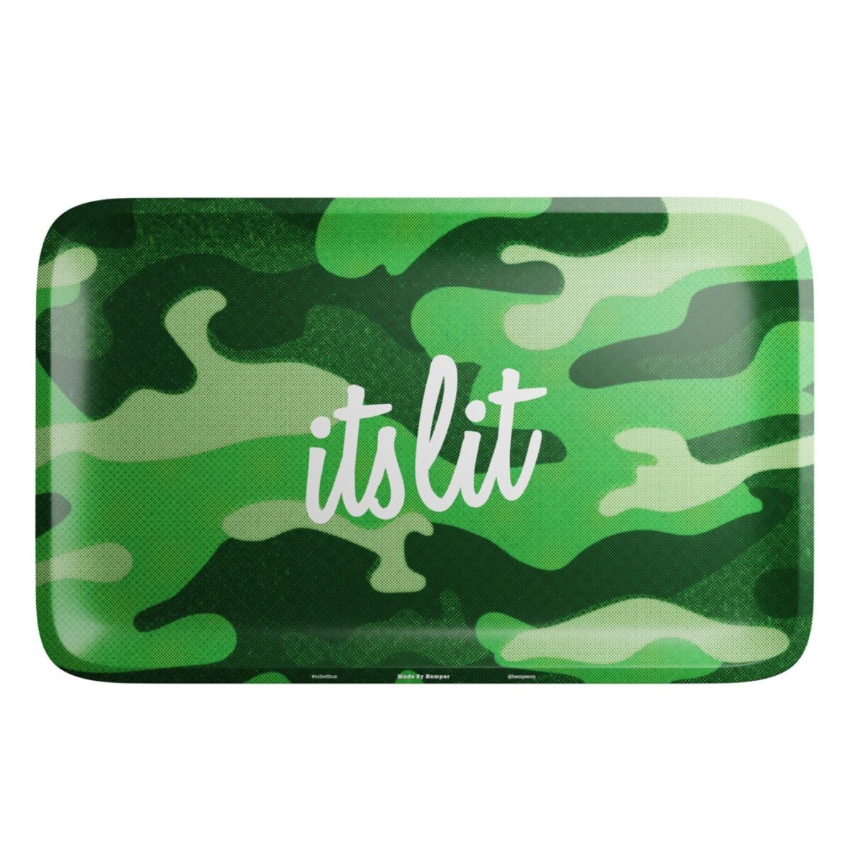 It's Lit Light Green Camo Rolling Tray - Afbeelding 2