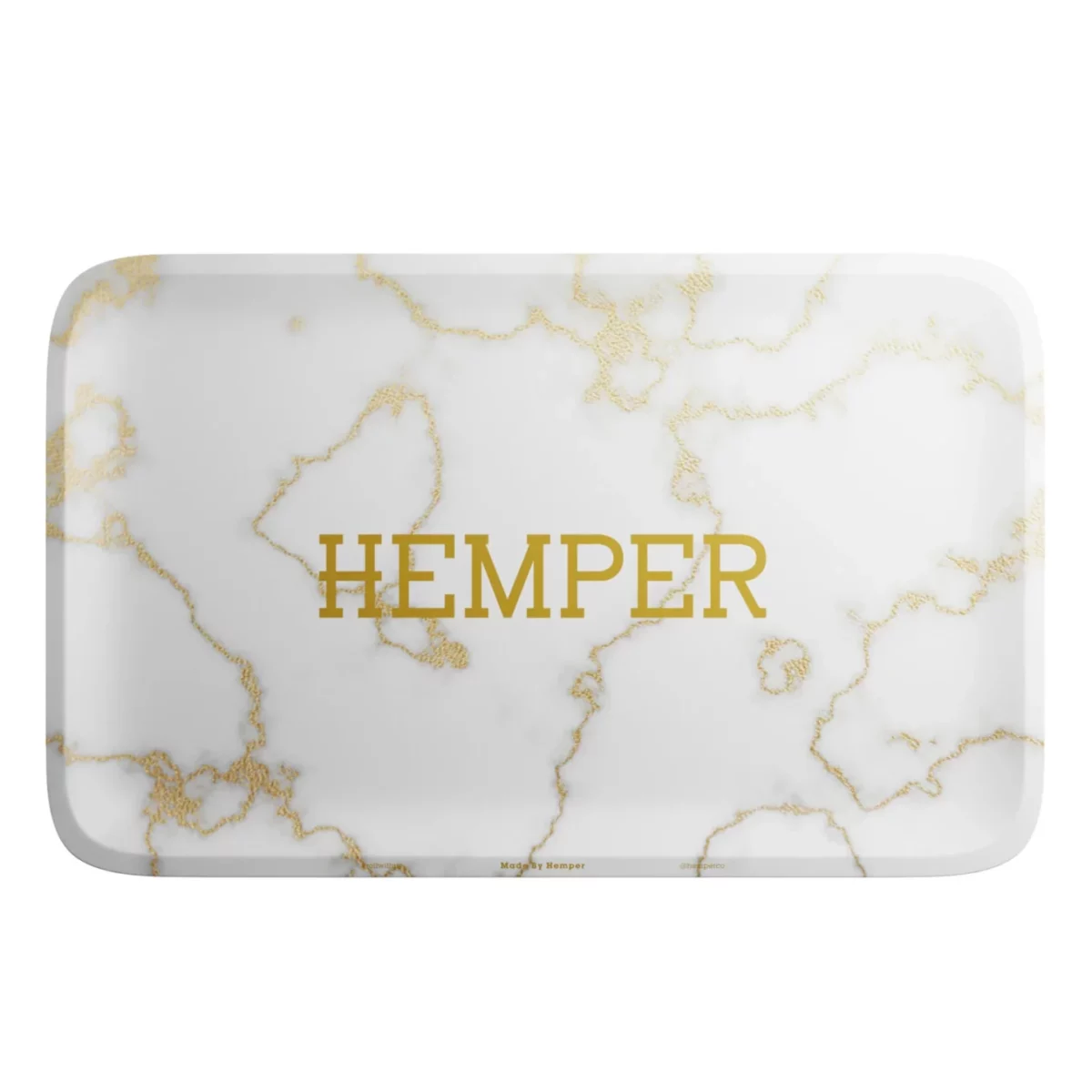 Luxe Marble White/Gold Rolling Tray - Afbeelding 3