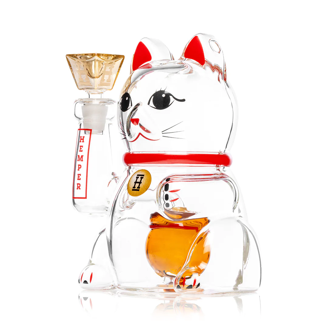Lucky Cat XL Bong 7" - Afbeelding 2