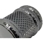 DRR | 1.7" 4Part Zinc Gem Grid Grinder (Gun Metal/Black) - Afbeelding 4