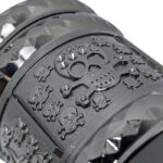 DRR | 1.7" 4Part Zinc Gem Cut Skull 1 Grinder (Gun Metal/Black) - Afbeelding 3