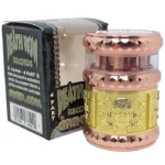 DRR | 1.7" 4Part Zinc Window Gem Cut Skull 1 Grinder (Copper Gold)