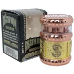 DRR | 1.7" 4Part Zinc Window Gem Cut USD Grinder (Copper Gold)