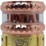 DRR | 1.7" 4Part Zinc Window Gem Cut USD Grinder (Copper Gold) - Afbeelding 4