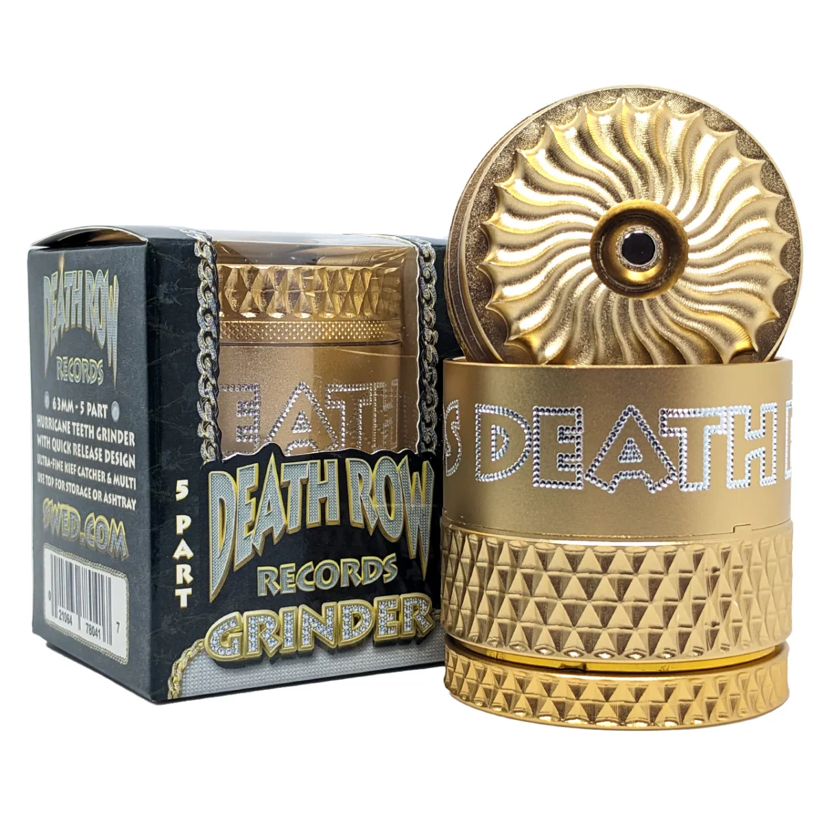 Death Row Records | Hurricane 63mm 5-Part Grinder - Afbeelding 10