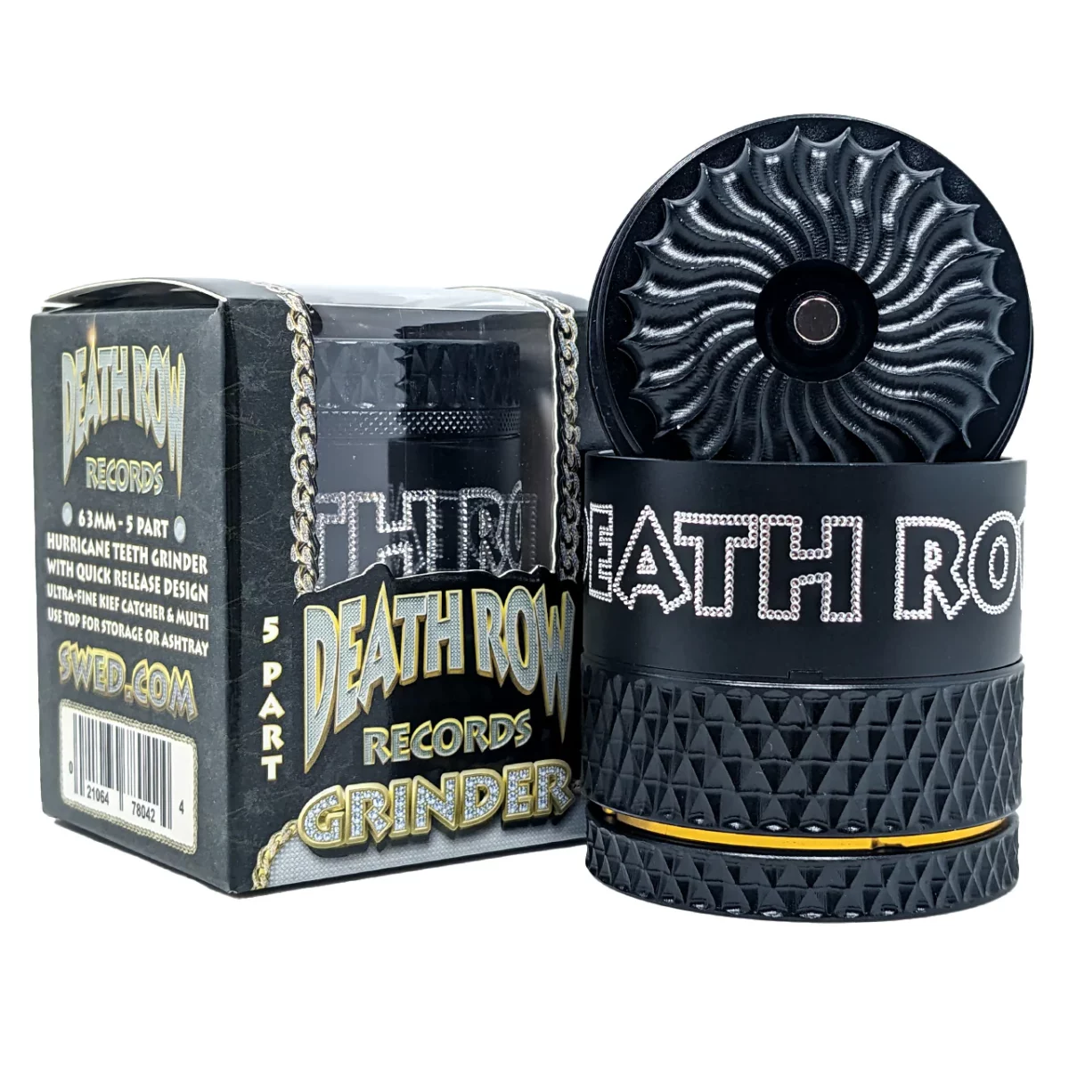 Death Row Records | Hurricane 63mm 5-Part Grinder - Afbeelding 13