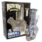 Death Row Records | 8" Assorted Metallic Skull Beaker Water Pipe (with 14M Bowl)