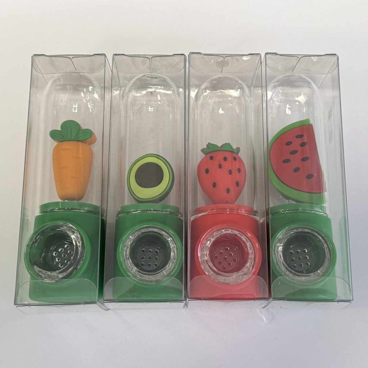 IMG_1473 Glass Smoking Pipe | Funny Designs (1pc) - Afbeelding 2