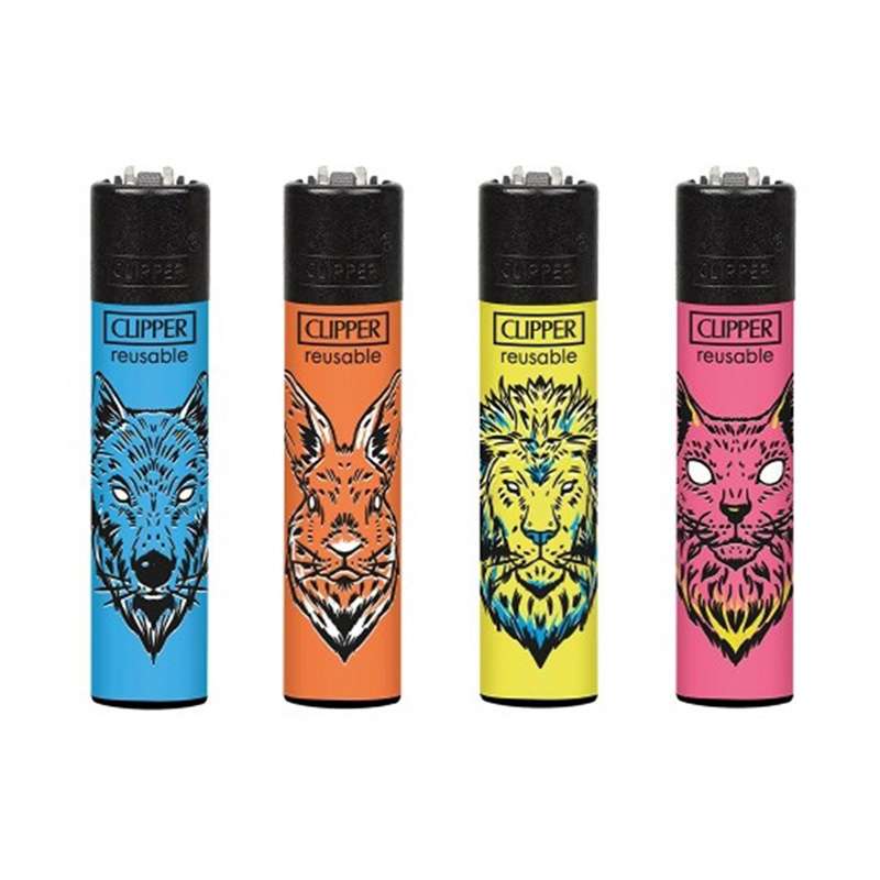 Animal-Spuad-3 Classic Clipper Aansteker | Animal Squad (4 stuks) - Afbeelding 1