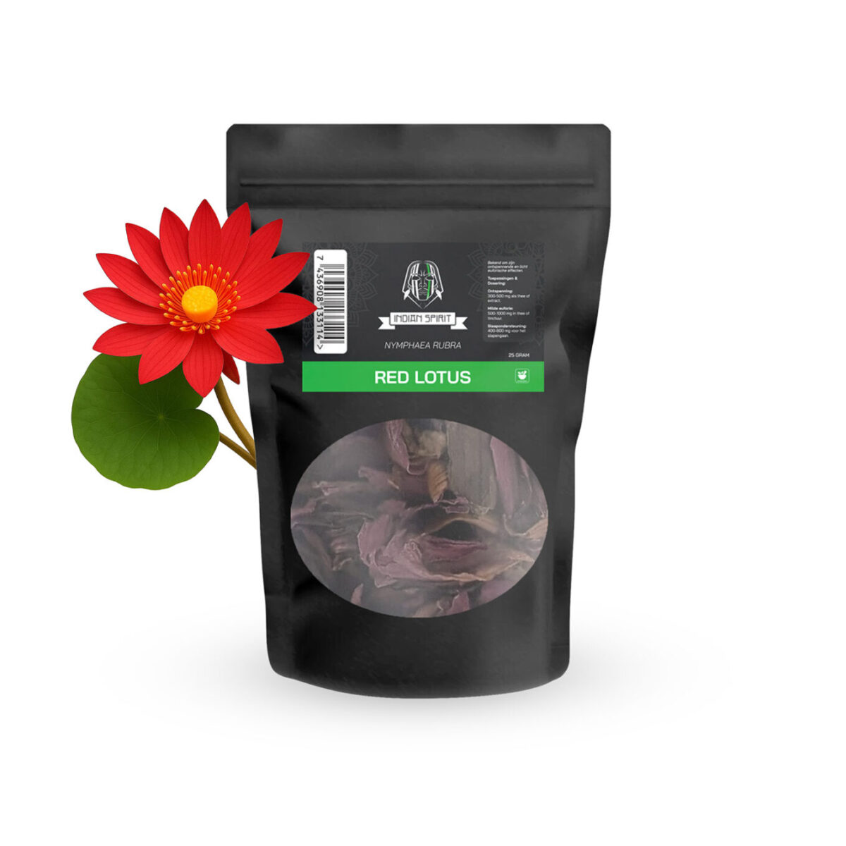 RED LOTUS Indian Spirit | Red Lotus (25g shredded) - Afbeelding 1
