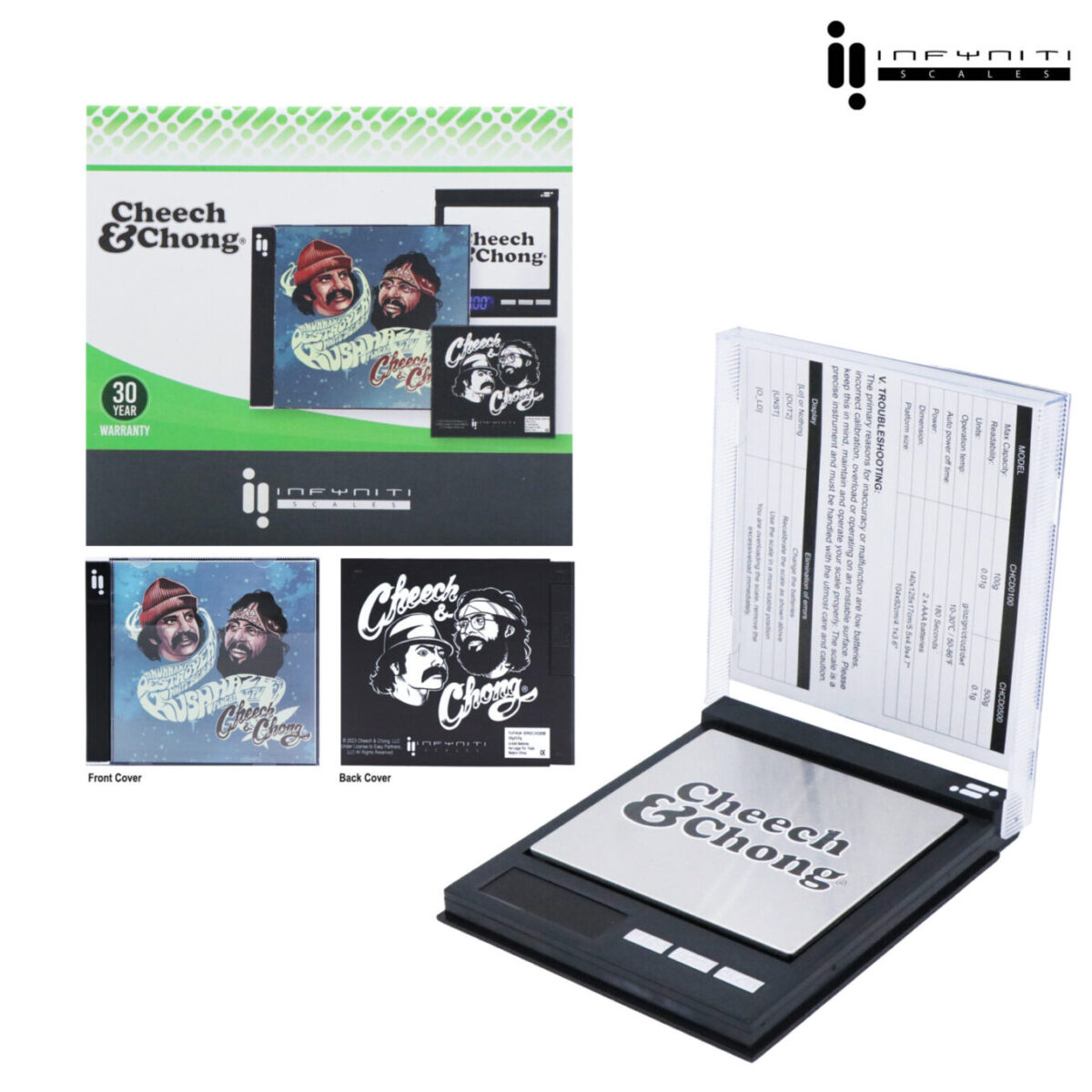 Pocket Scale | Cheech & Chong CD (100g X 0.01g) - Afbeelding 1