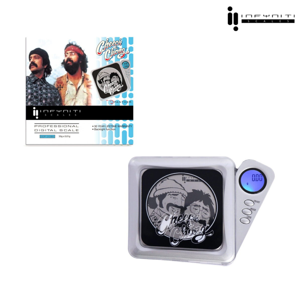 Pocket Scale | Cheech & Chong Panther (50g X 0.01g) - Afbeelding 1