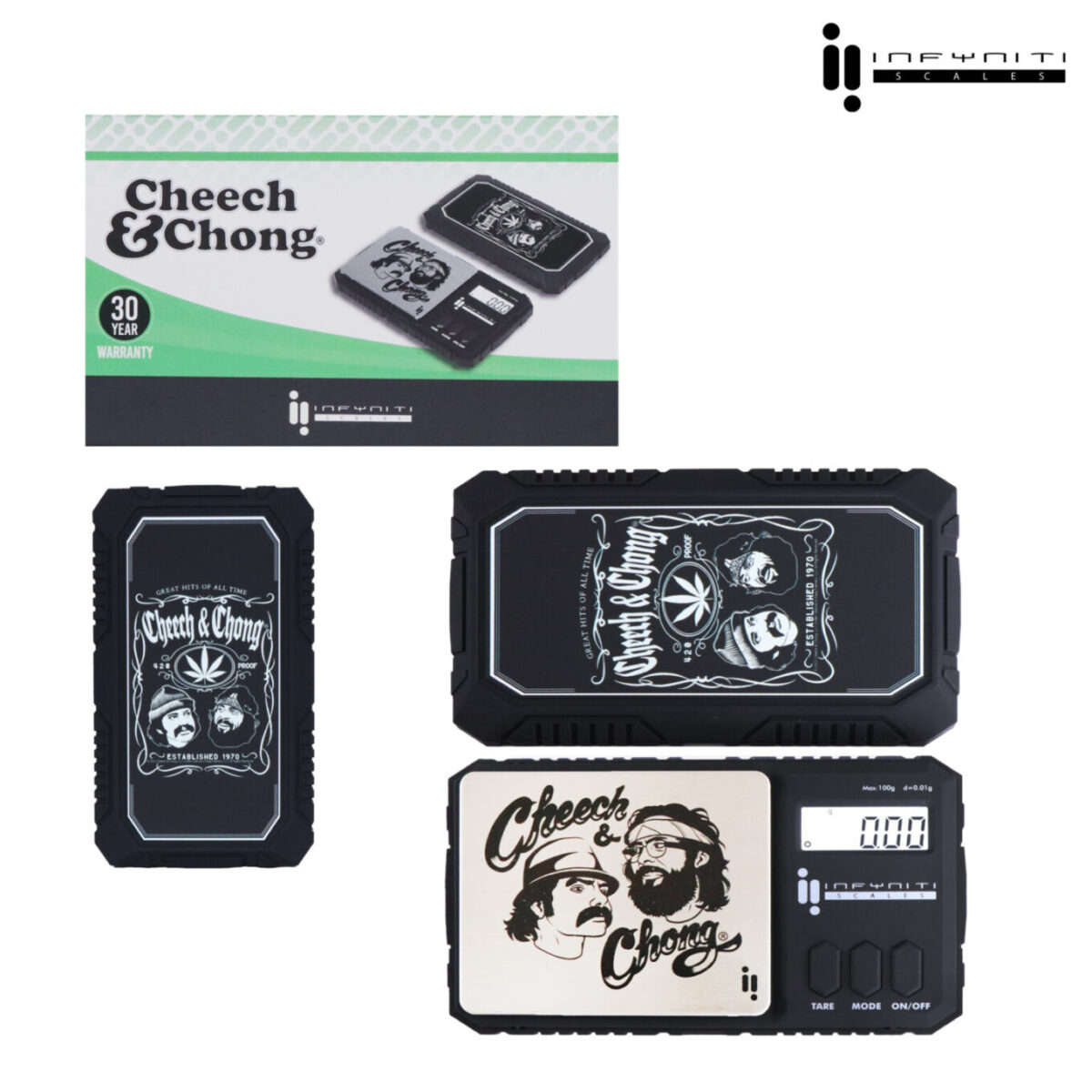 Pocket Scale | Cheech & Chong Guardian (100g X 0.01g) - Afbeelding 1