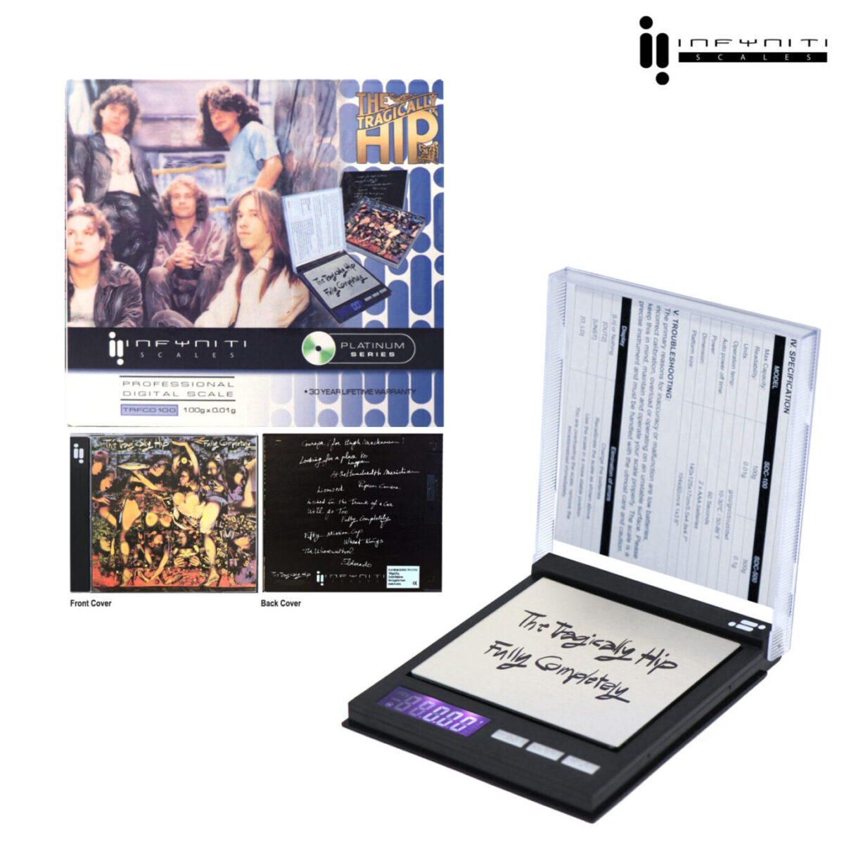 Pocket Scale | TRH, Fully Completely CD (100g X 0.01g) - Afbeelding 1