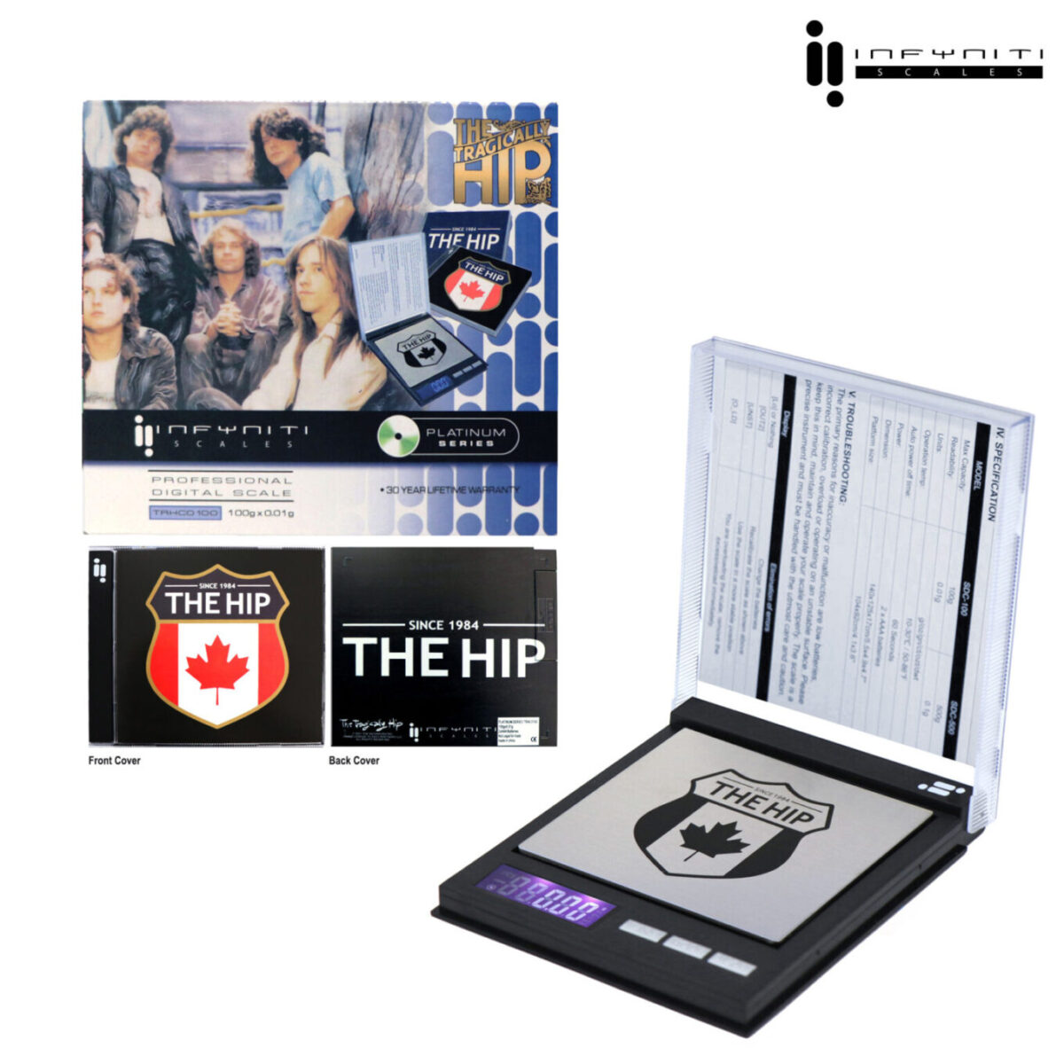 Pocket Scale | TRH, The Hip CD (100g X 0.01g) - Afbeelding 1