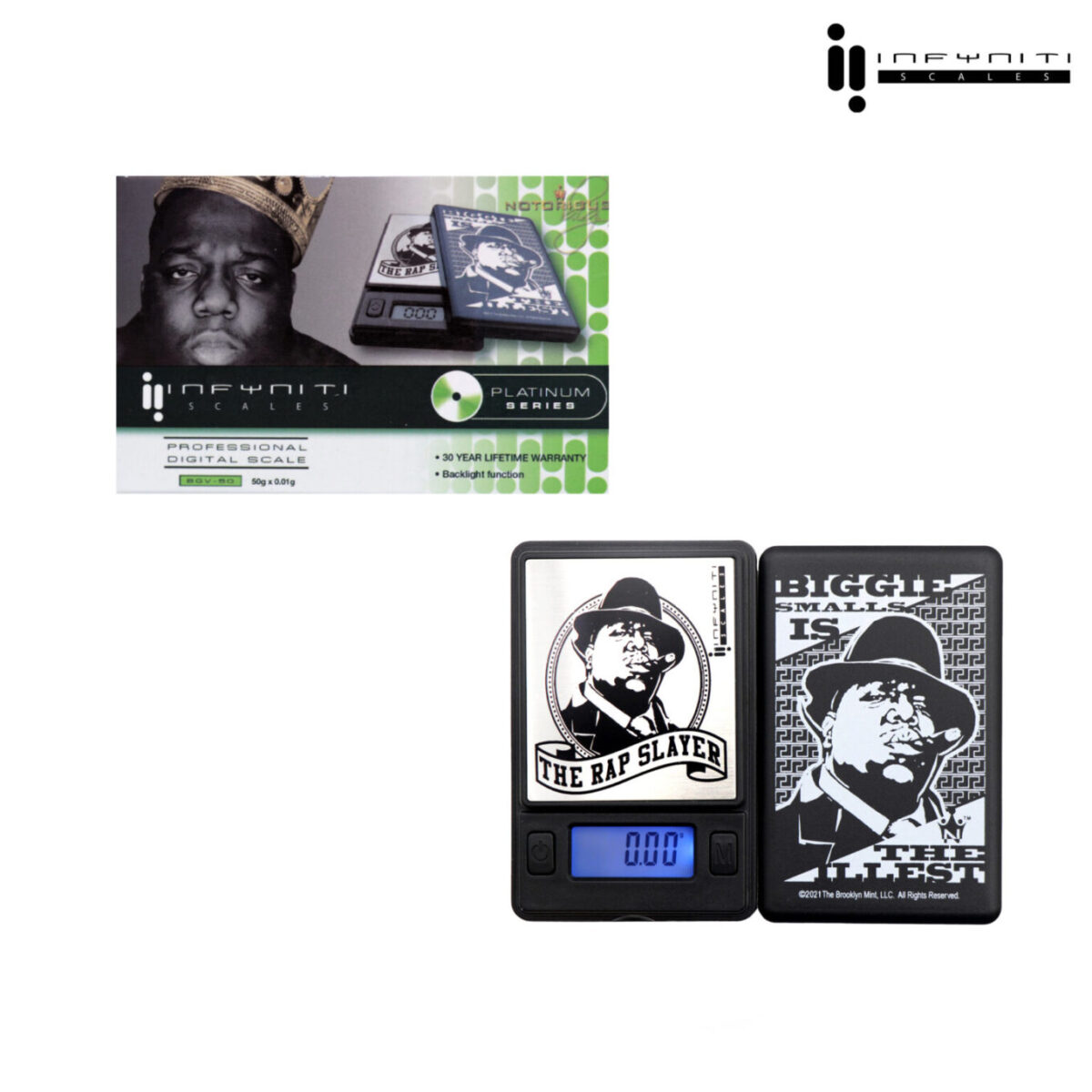 Pocket Scale | Notorious B.I.G. Virus (50g X 0.01g) - Afbeelding 1