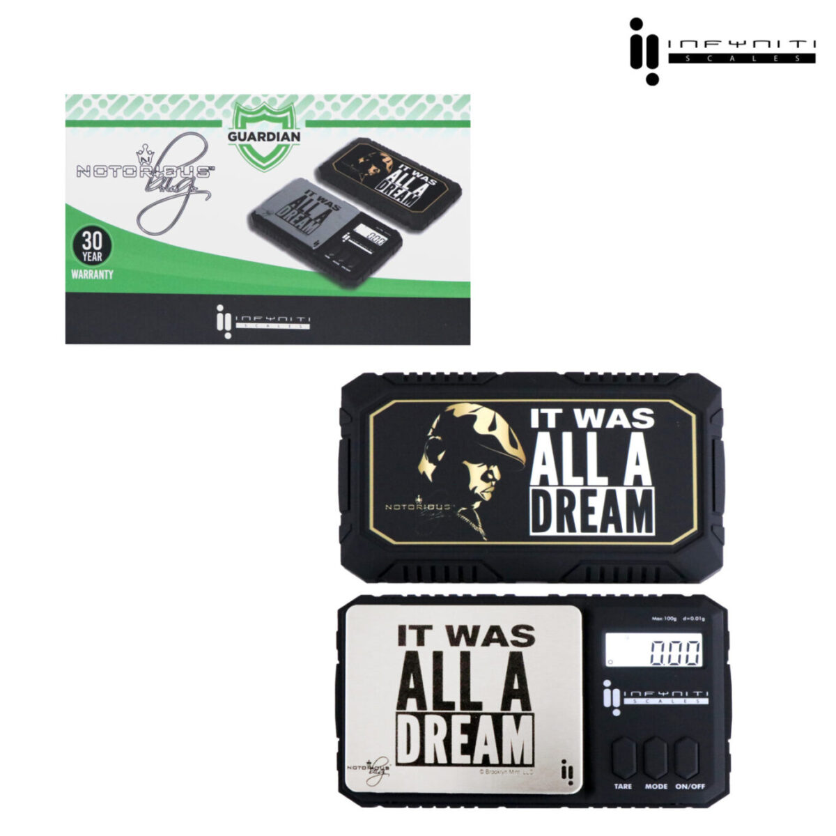 Pocket Scale | Notorious B.I.G. Guardian (100g X 0.01g) - Afbeelding 1