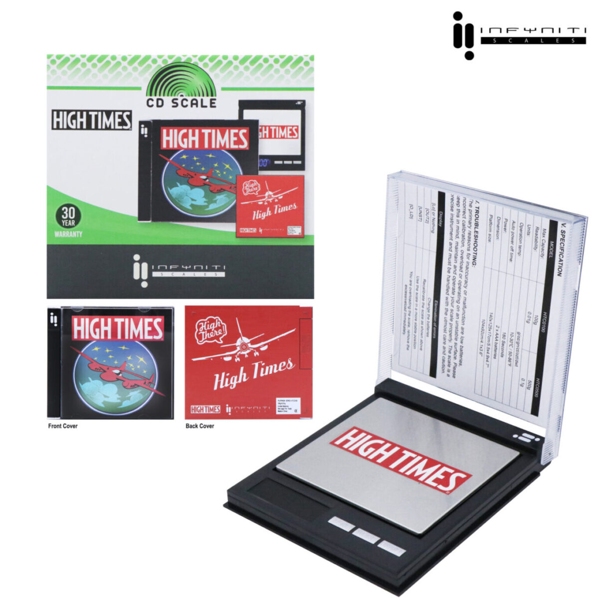 Pocket Scale | High Times CD (100g X 0.01g) - Afbeelding 1