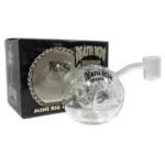 Death Row Records | 3" The Orb Blunt Bubbler Water Pipe with 10mm Banger