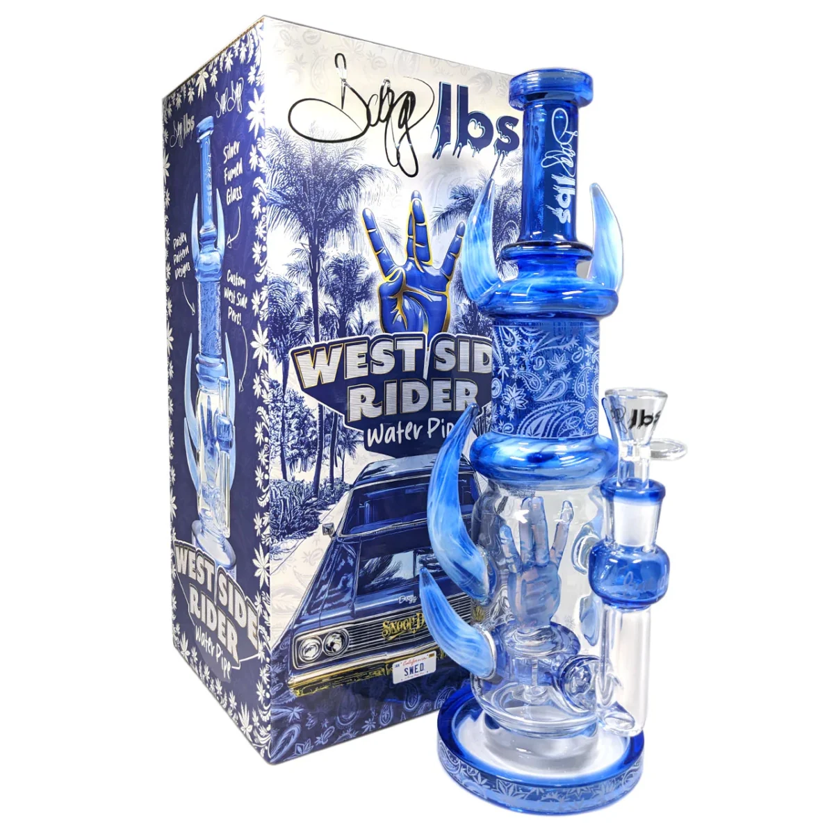 westside rider Dogg lbs | 12" Westside Rider Water Pipe - Afbeelding 1
