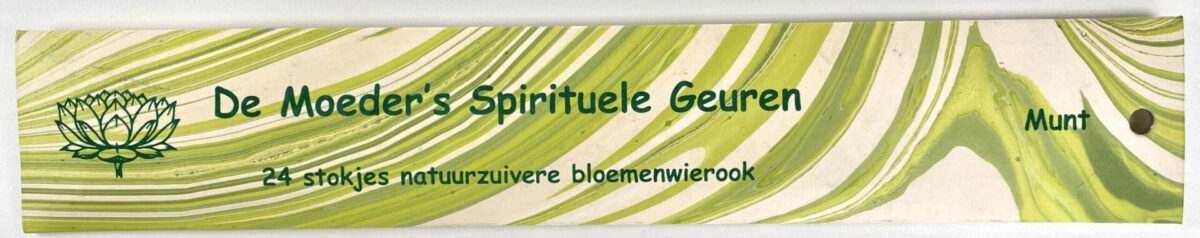 Munt-scaled Wierook Munt | 24 Stokjes Natuurzuivere Bloemenwierook - Afbeelding 1