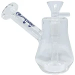 Dogg Lbs | Everyday 5″ Bubbler Water Pipe (Clear) - Afbeelding 2