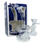 Dogg Lbs | Everyday 5.5″ Double Ring Rig Water Pipe (Clear)